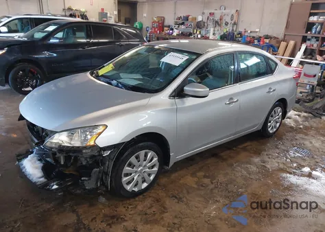 2013 Nissan Sentra Sv z USA, uszkodzony, nr VIN 3N1AB7AP9DL651190